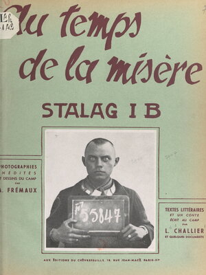 cover image of Au temps de la misère